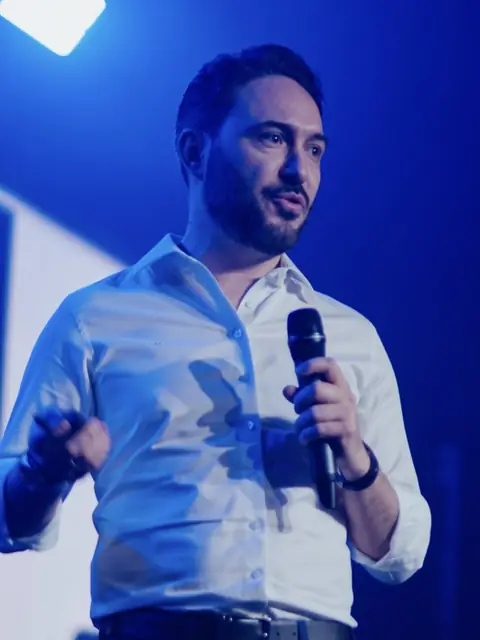 Thiago Ghirotti, Conselheiro e Advisor de Receita, durante palestra